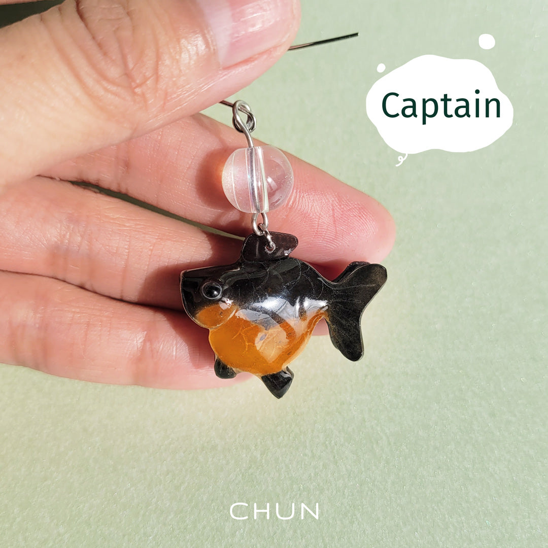Goldfish Single Earring