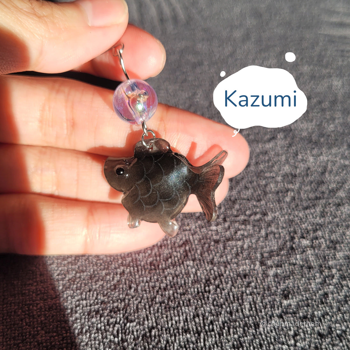 Goldfish Single Earring