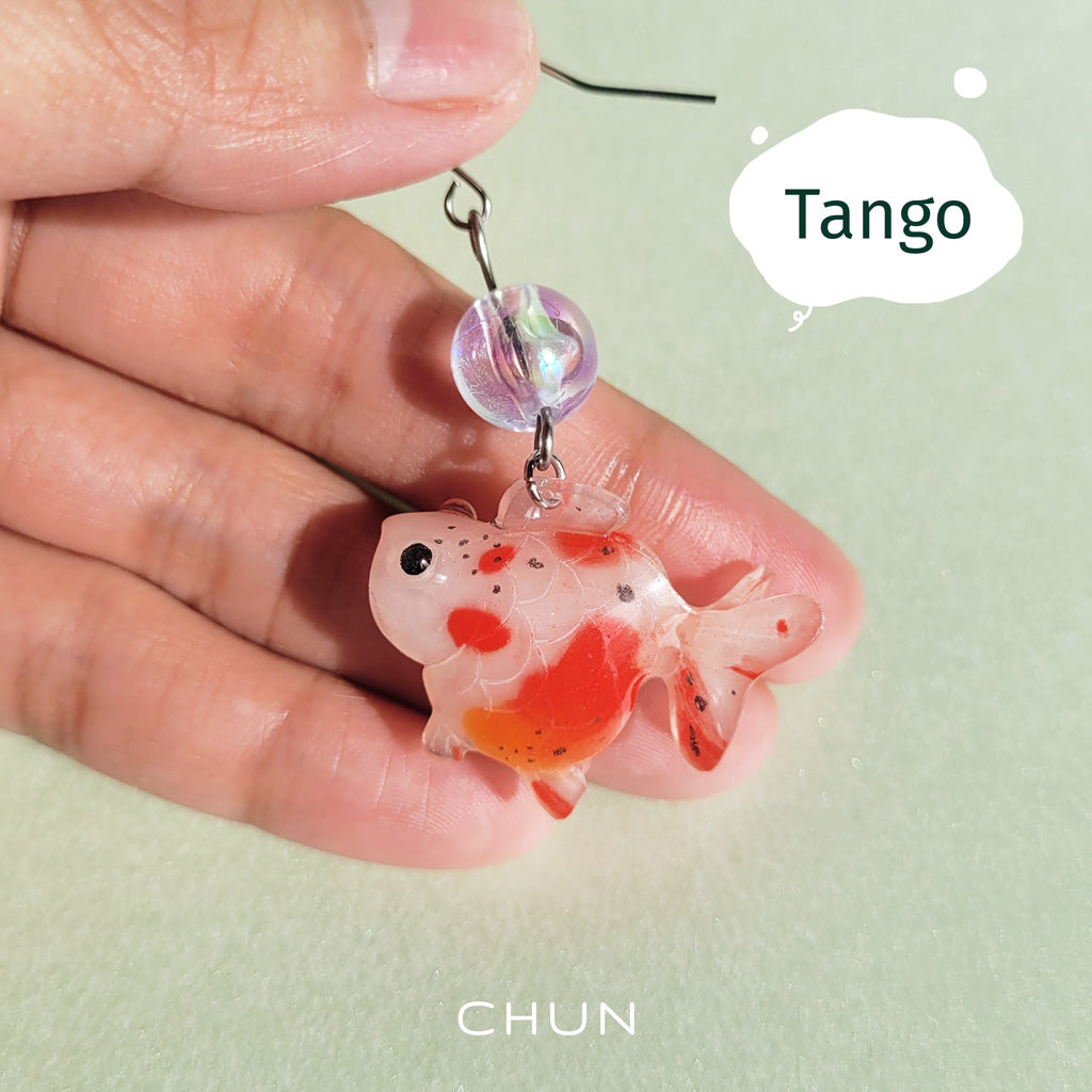 Goldfish Single Earring