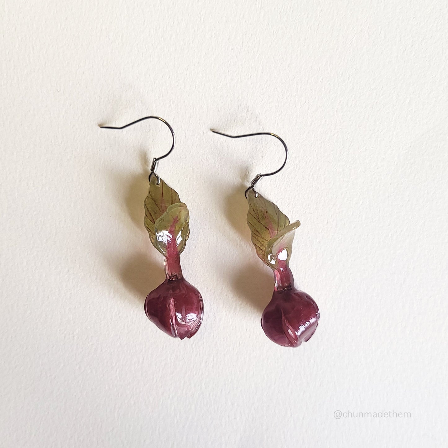 Beetroot Earrings