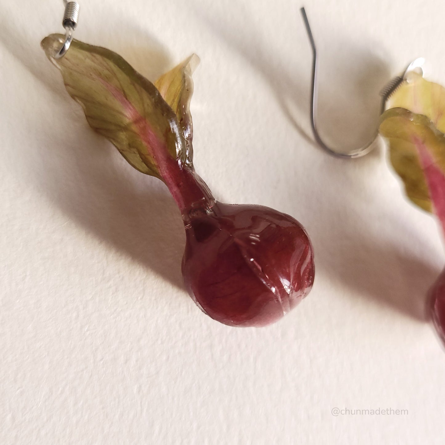 Beetroot Earrings