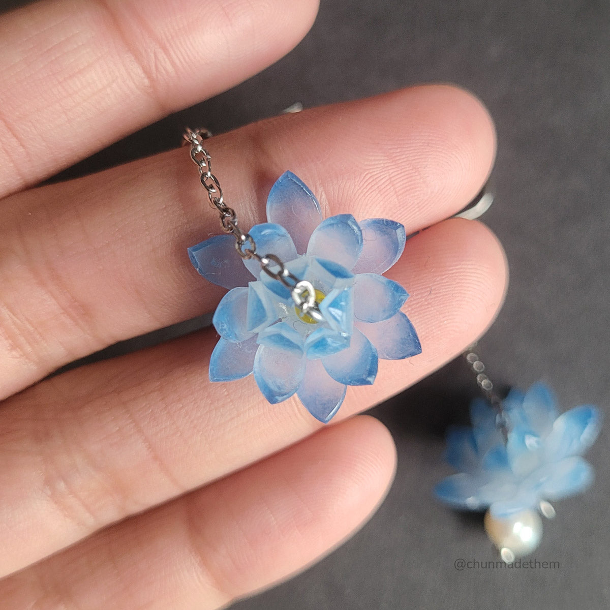 Water Lily Earrings