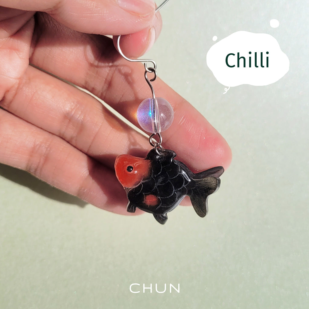 Goldfish Single Earring