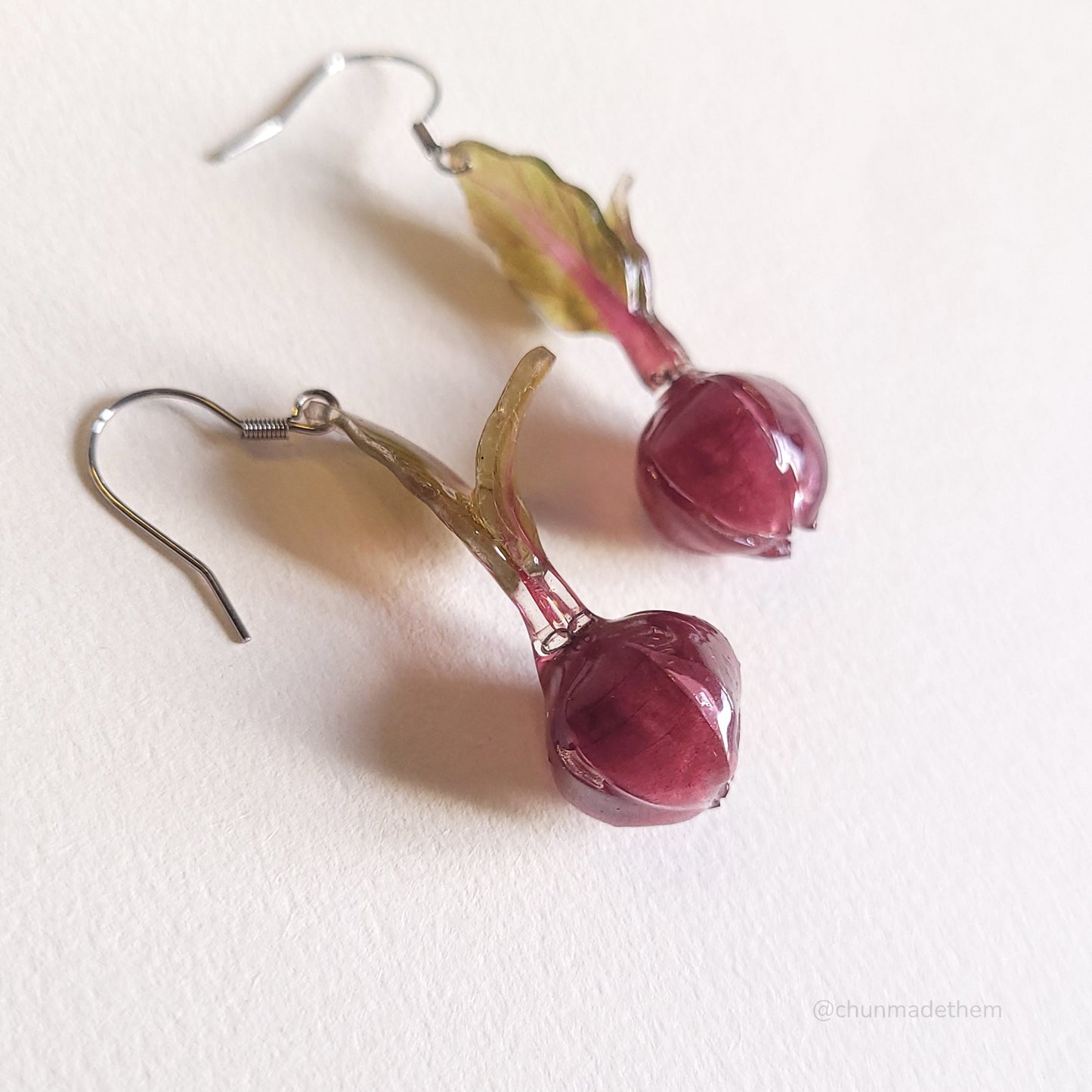 Beetroot Earrings
