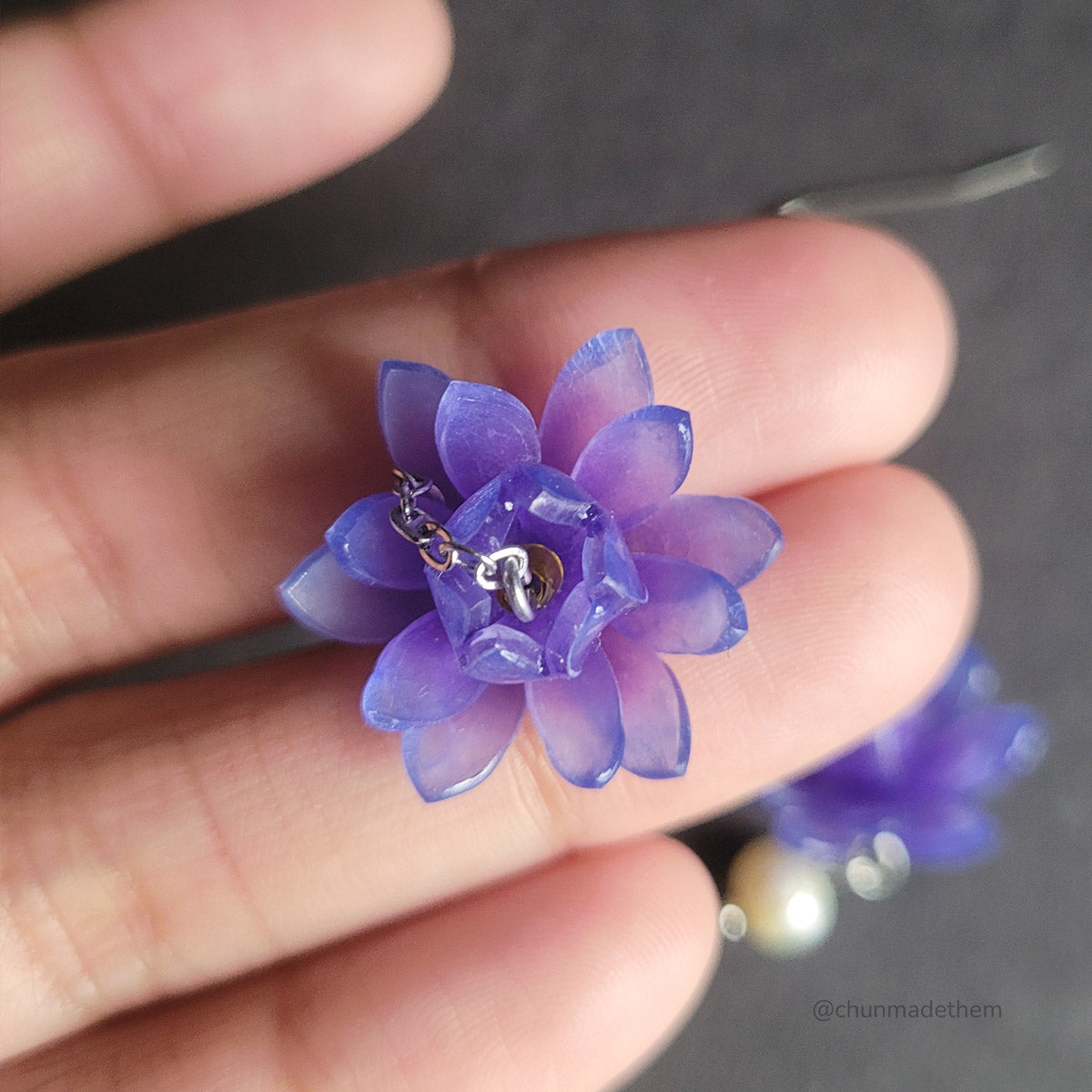 Water Lily Earrings