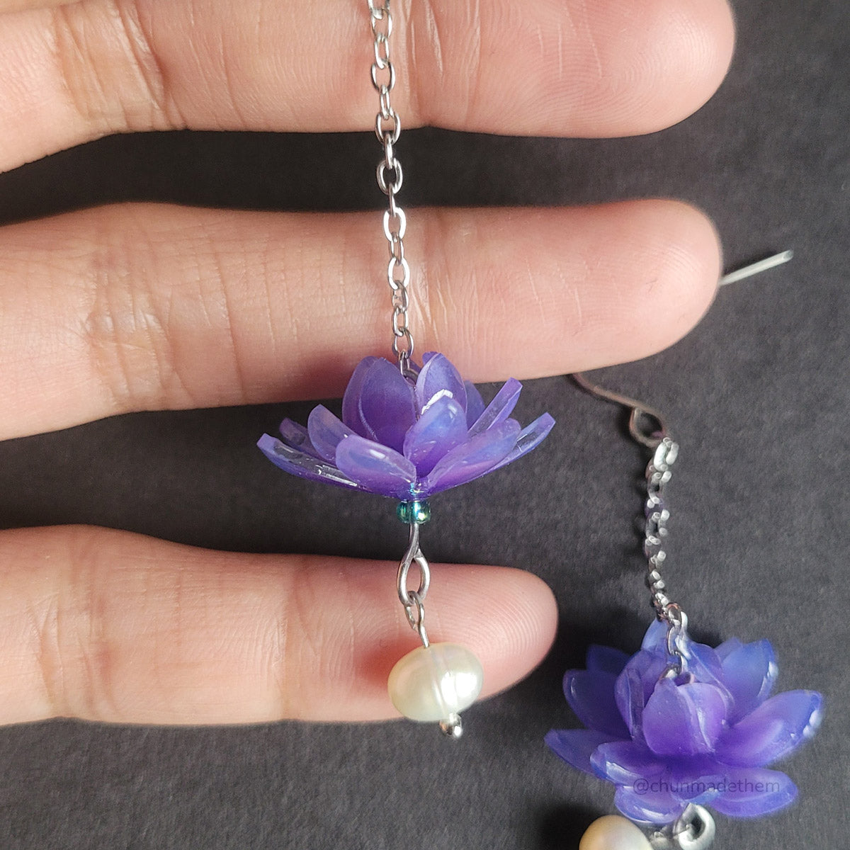 Water Lily Earrings