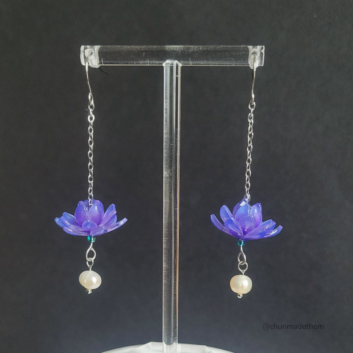 Water Lily Earrings