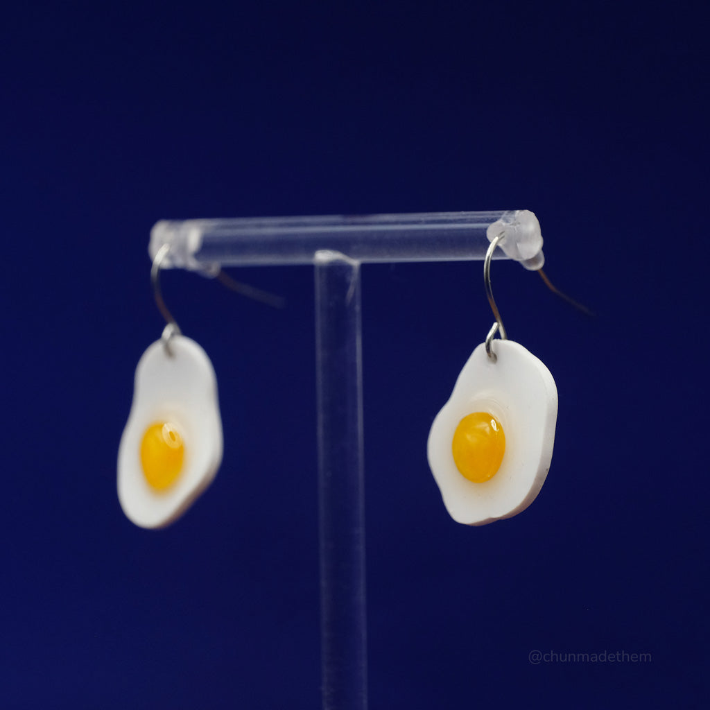 Fried Egg Earrings
