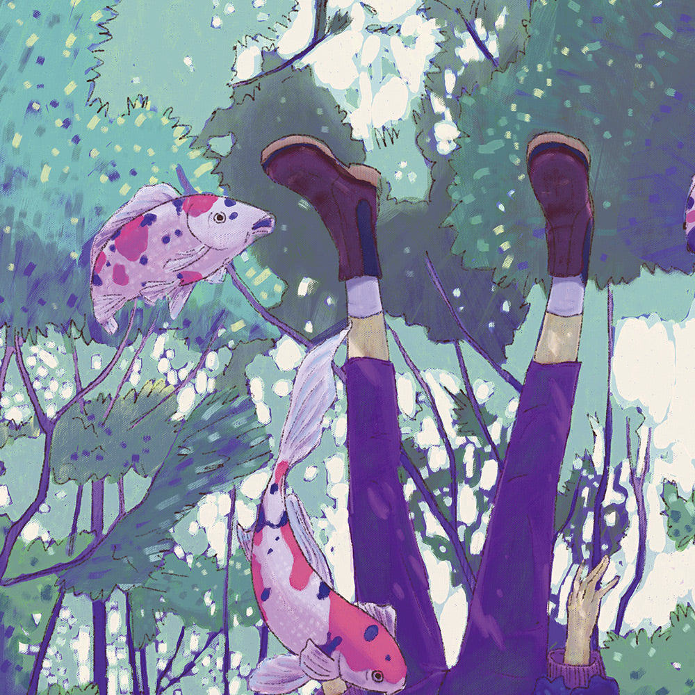 Postcard: Falling