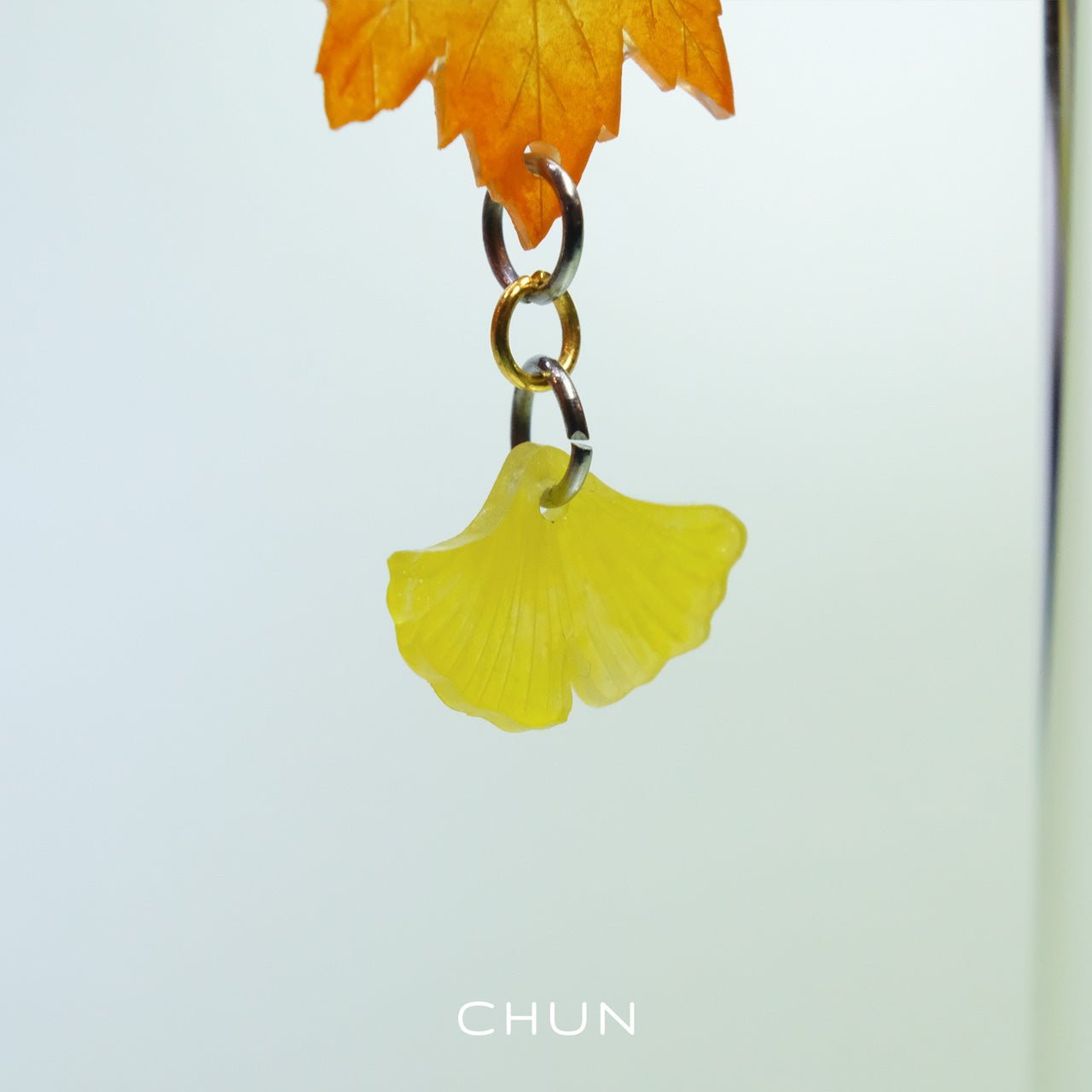 Maple & Ginkgo Leaf Earrings