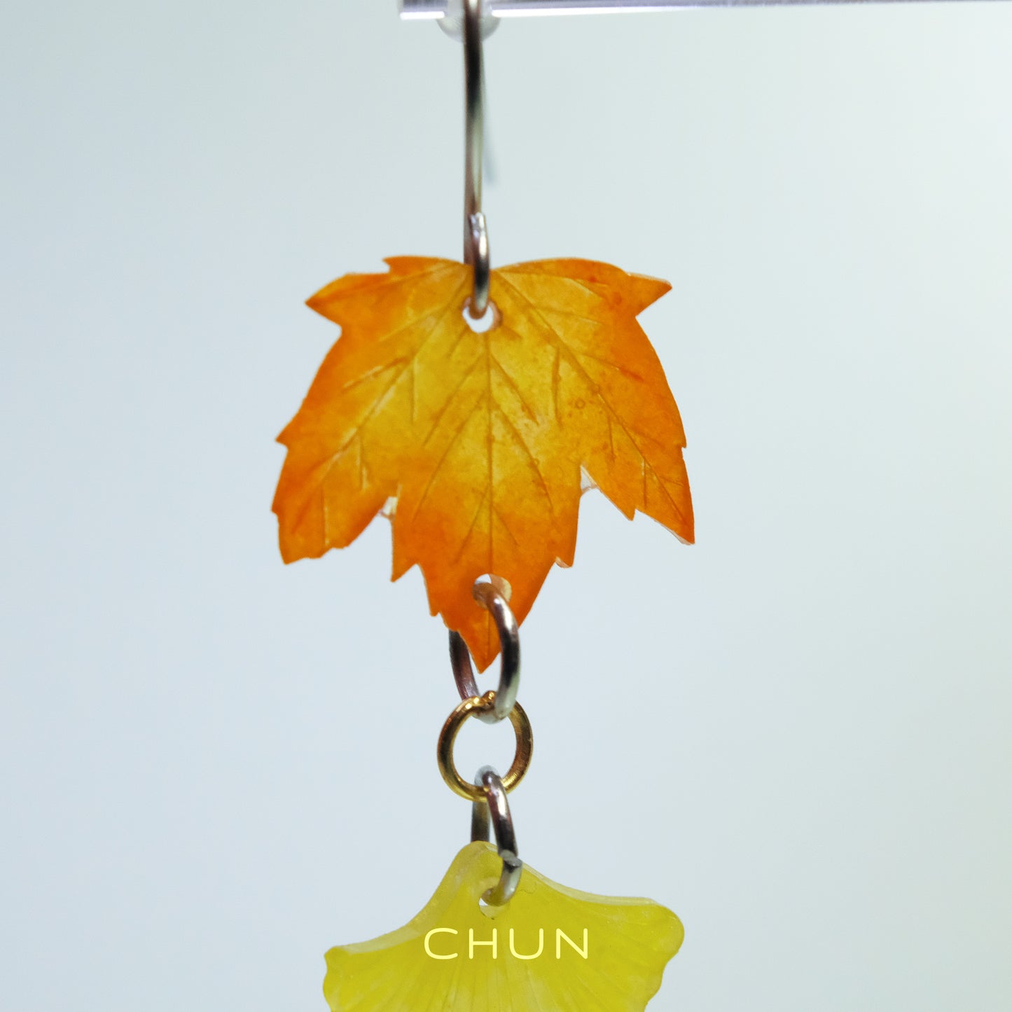 Maple & Ginkgo Leaf Earrings