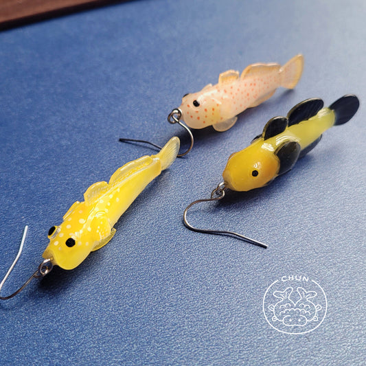 Set of 3 Goby Fish Earrings Collection (Pre Order)