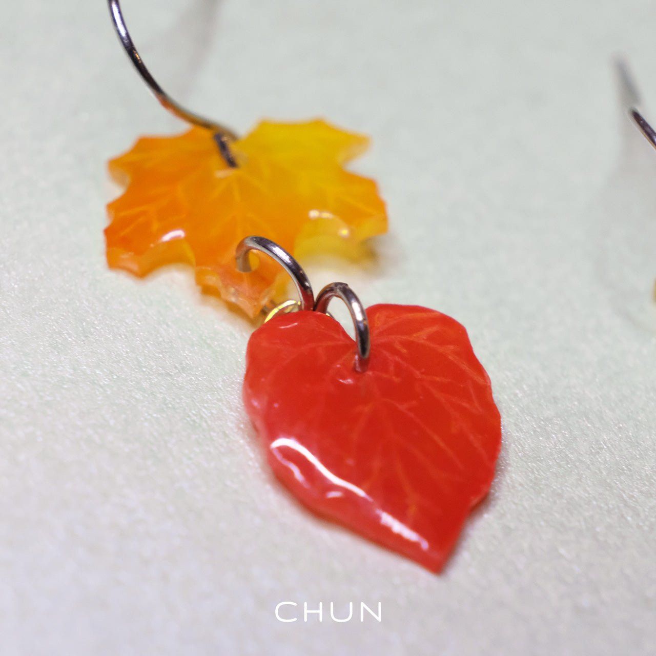 Maple & Linden Leaf Earrings