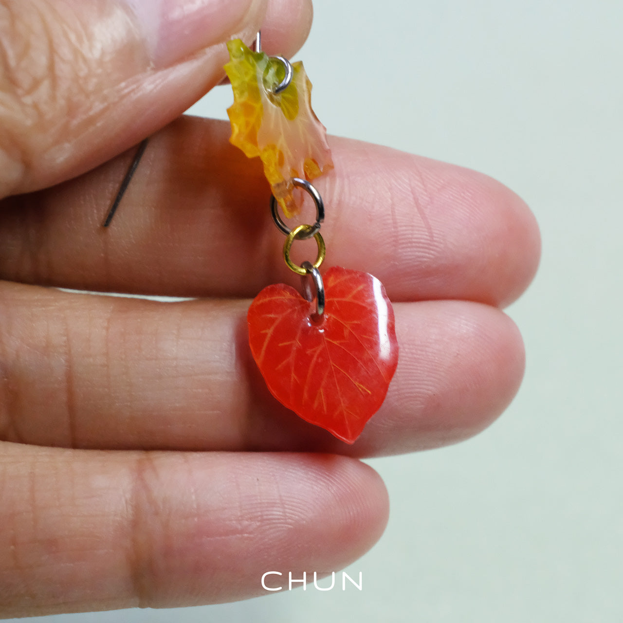 Maple & Linden Leaf Earrings