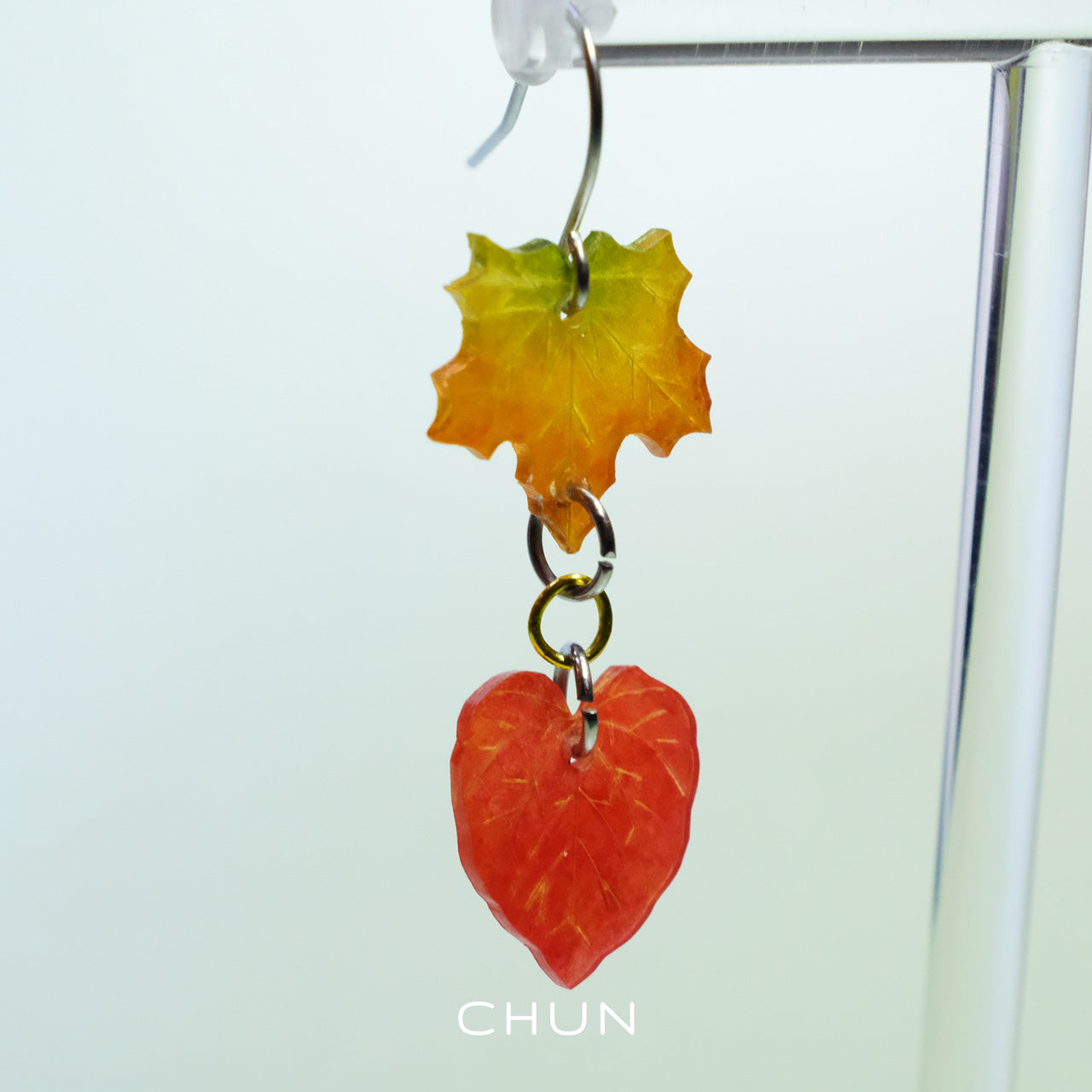 Maple & Linden Leaf Earrings
