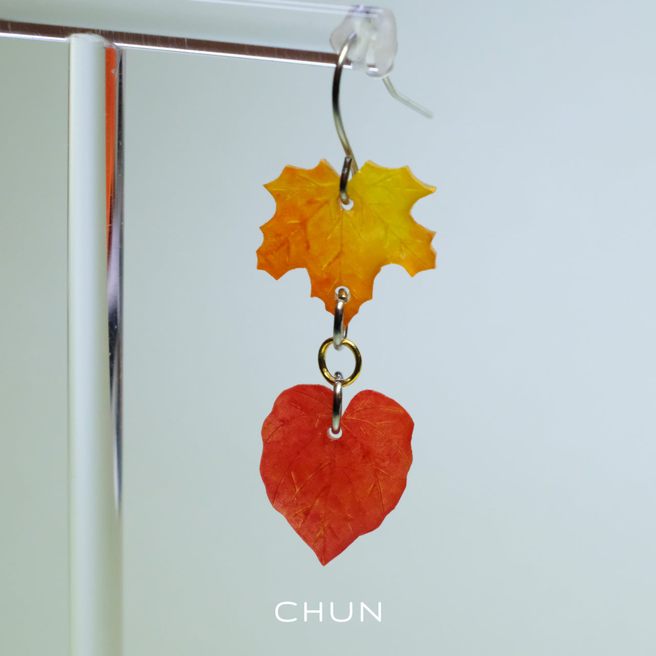 Maple & Linden Leaf Earrings