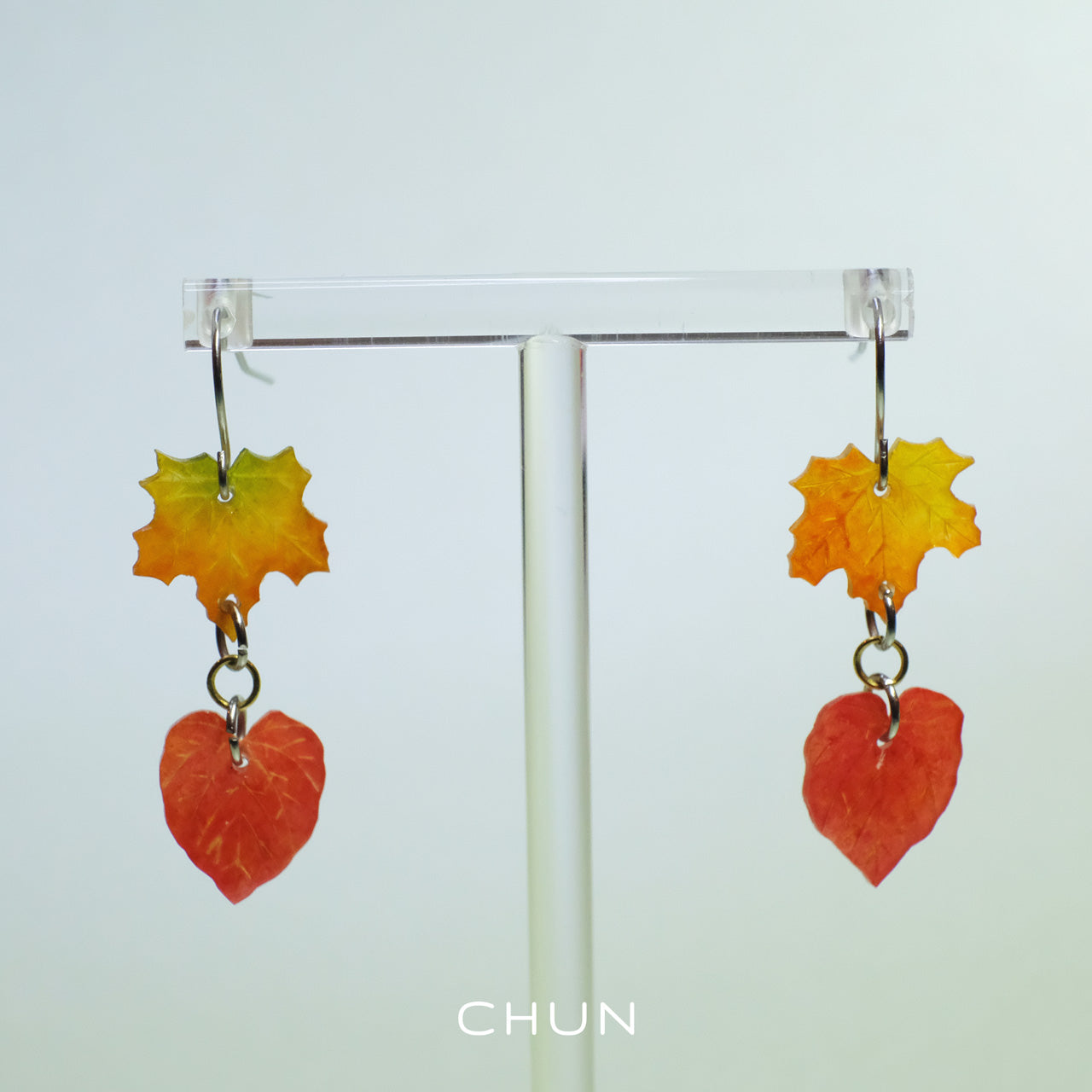 Maple & Linden Leaf Earrings
