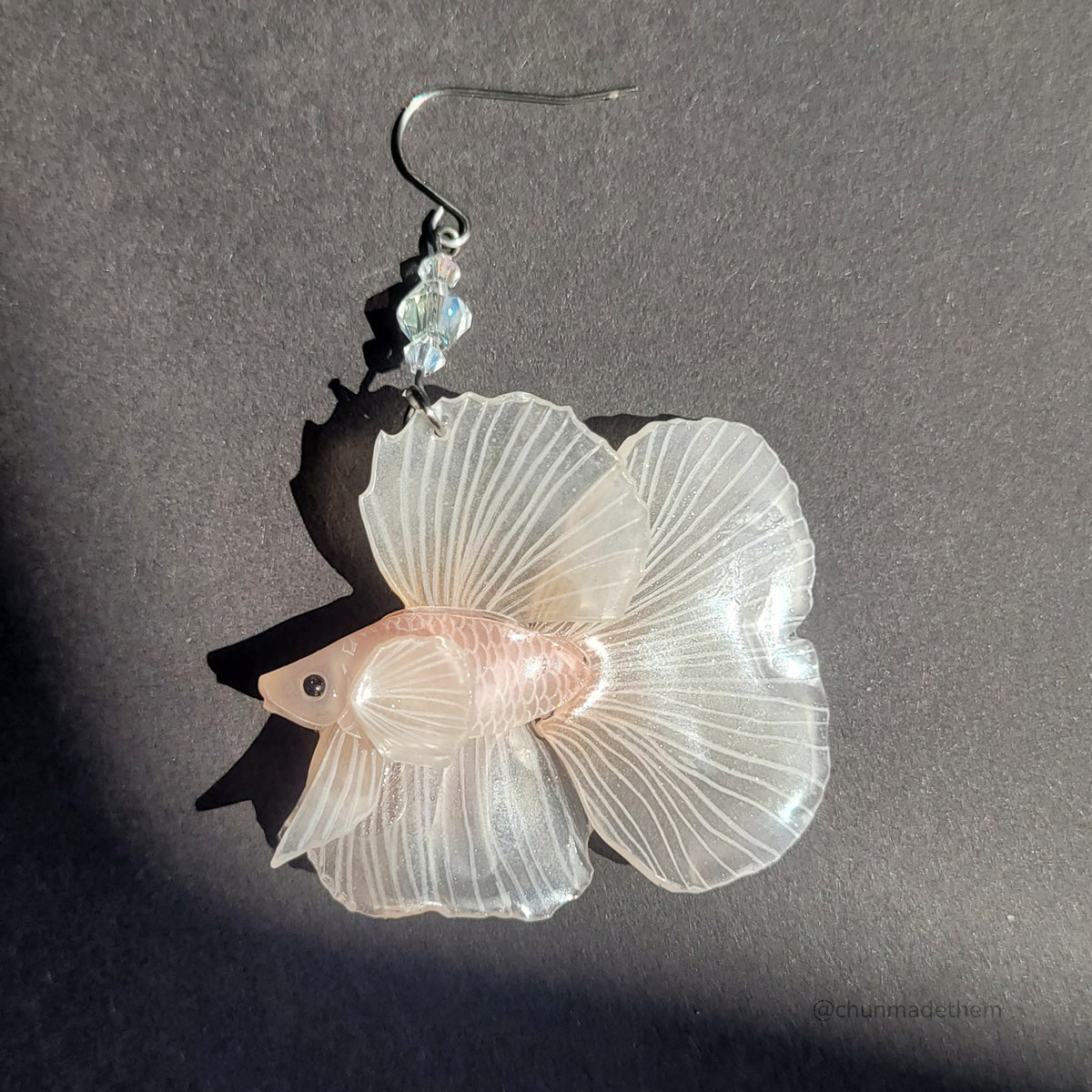 Betta Fish Single Earring