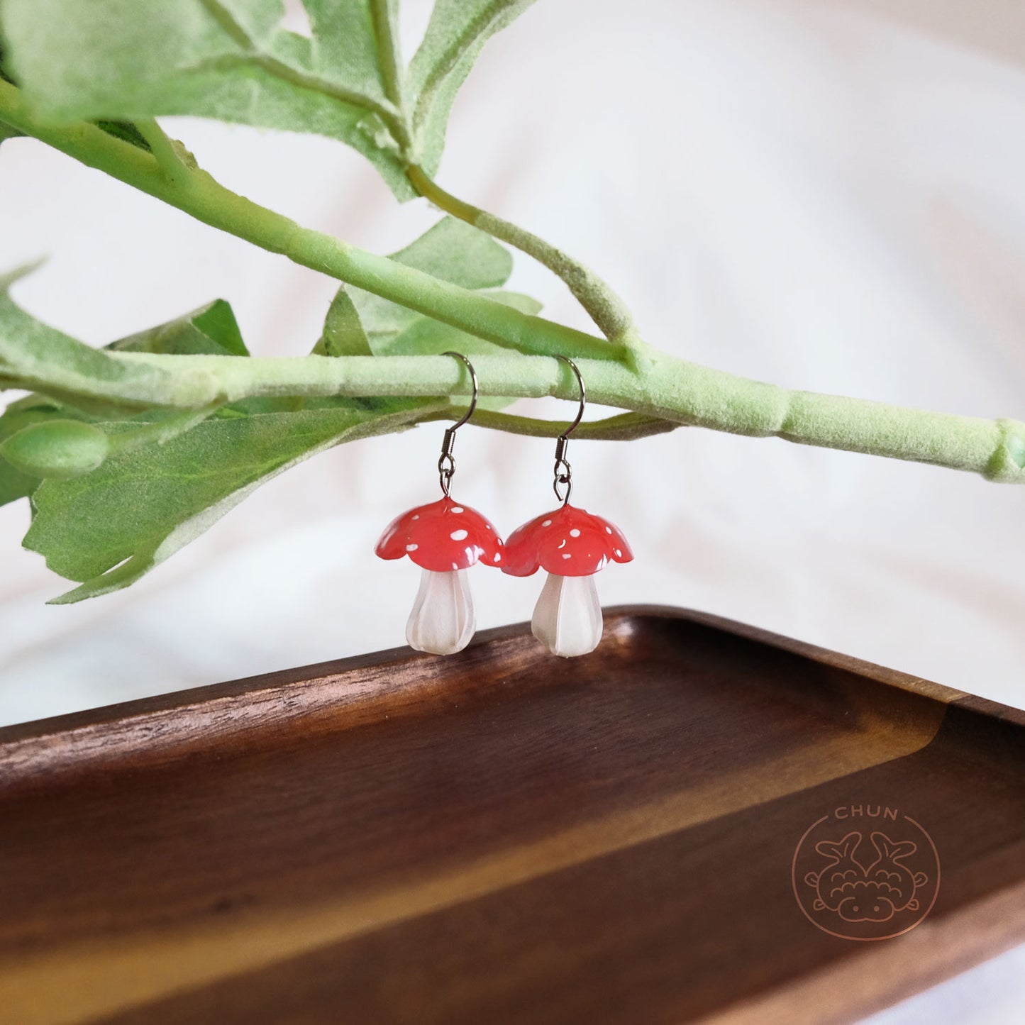Mushroom Earrings