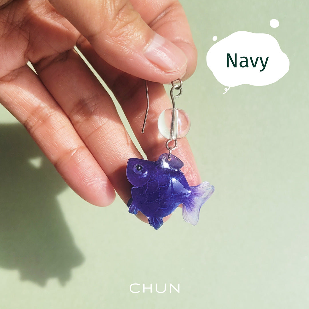 Goldfish Single Earring