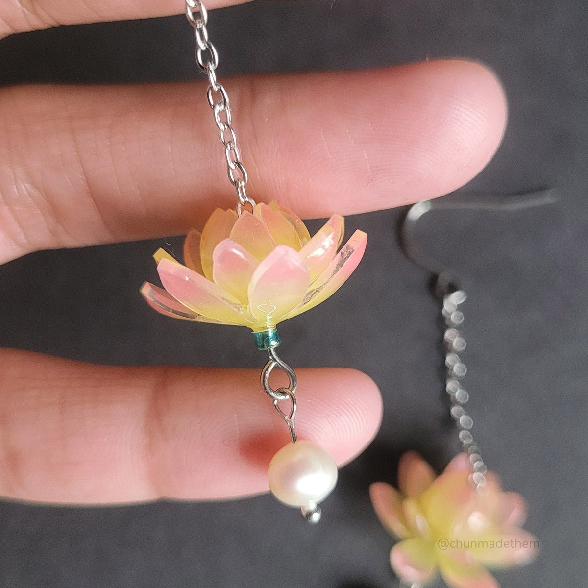 Water Lily Earrings