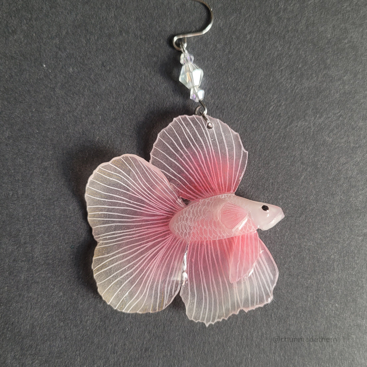 Betta Fish Single Earring