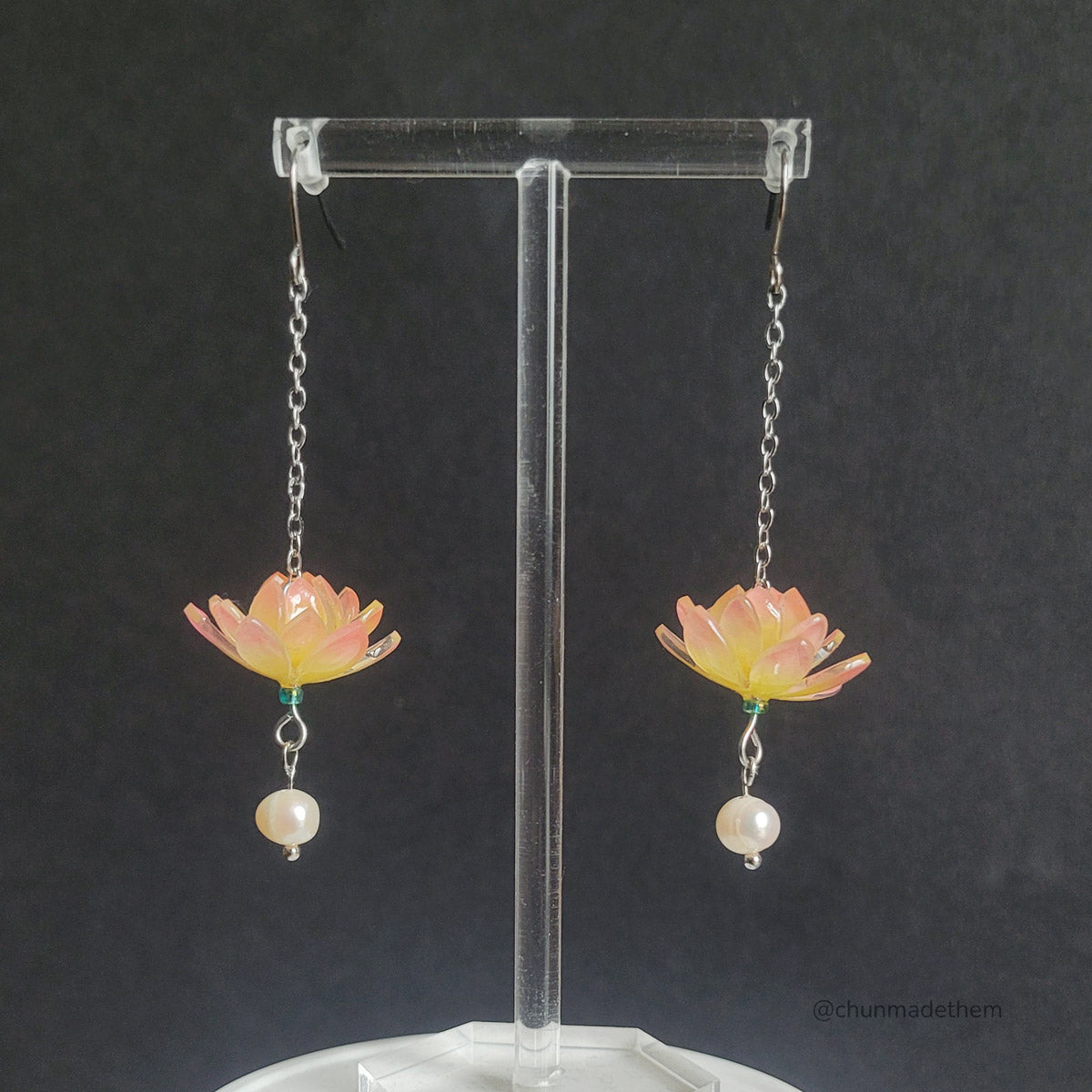 Water Lily Earrings