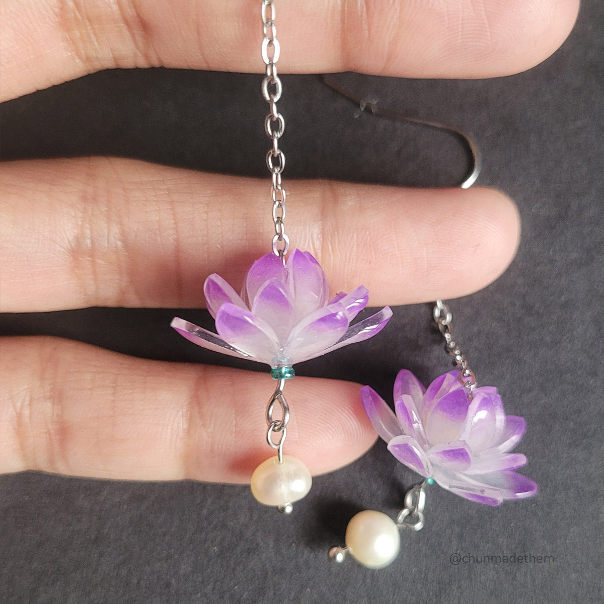 Water Lily Earrings