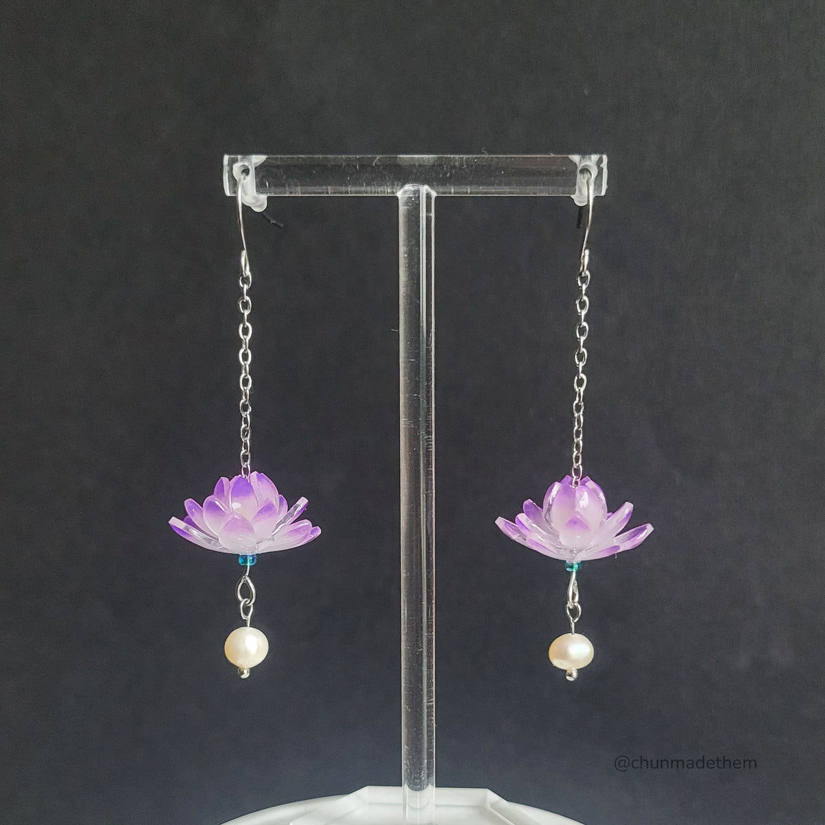 Water Lily Earrings
