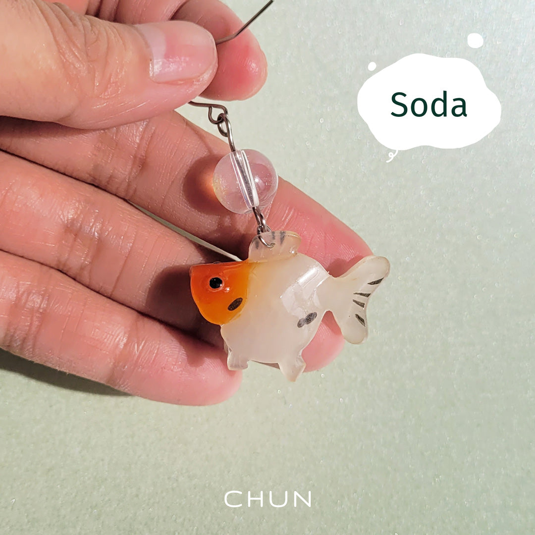 Goldfish Single Earring