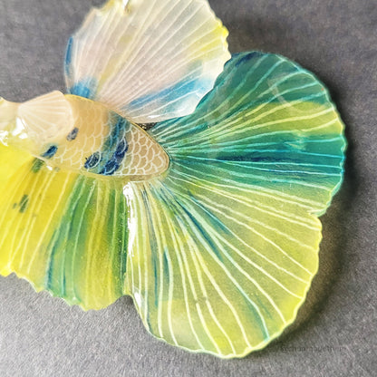 Emerald Betta Single Earring