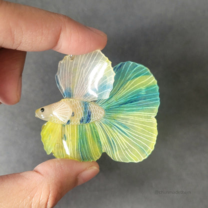 Emerald Betta Single Earring