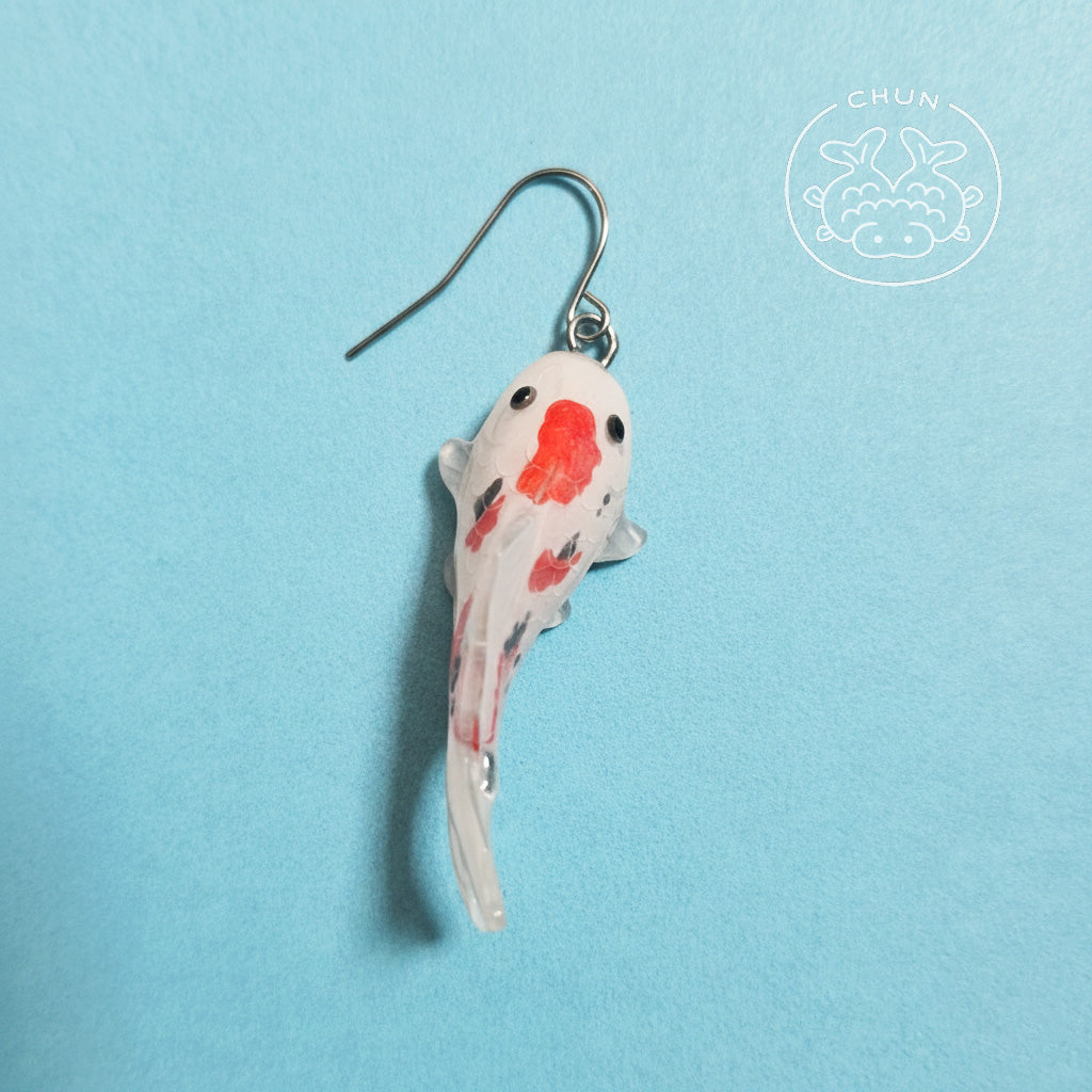 One-of-a-kind Koi Earring - Mars