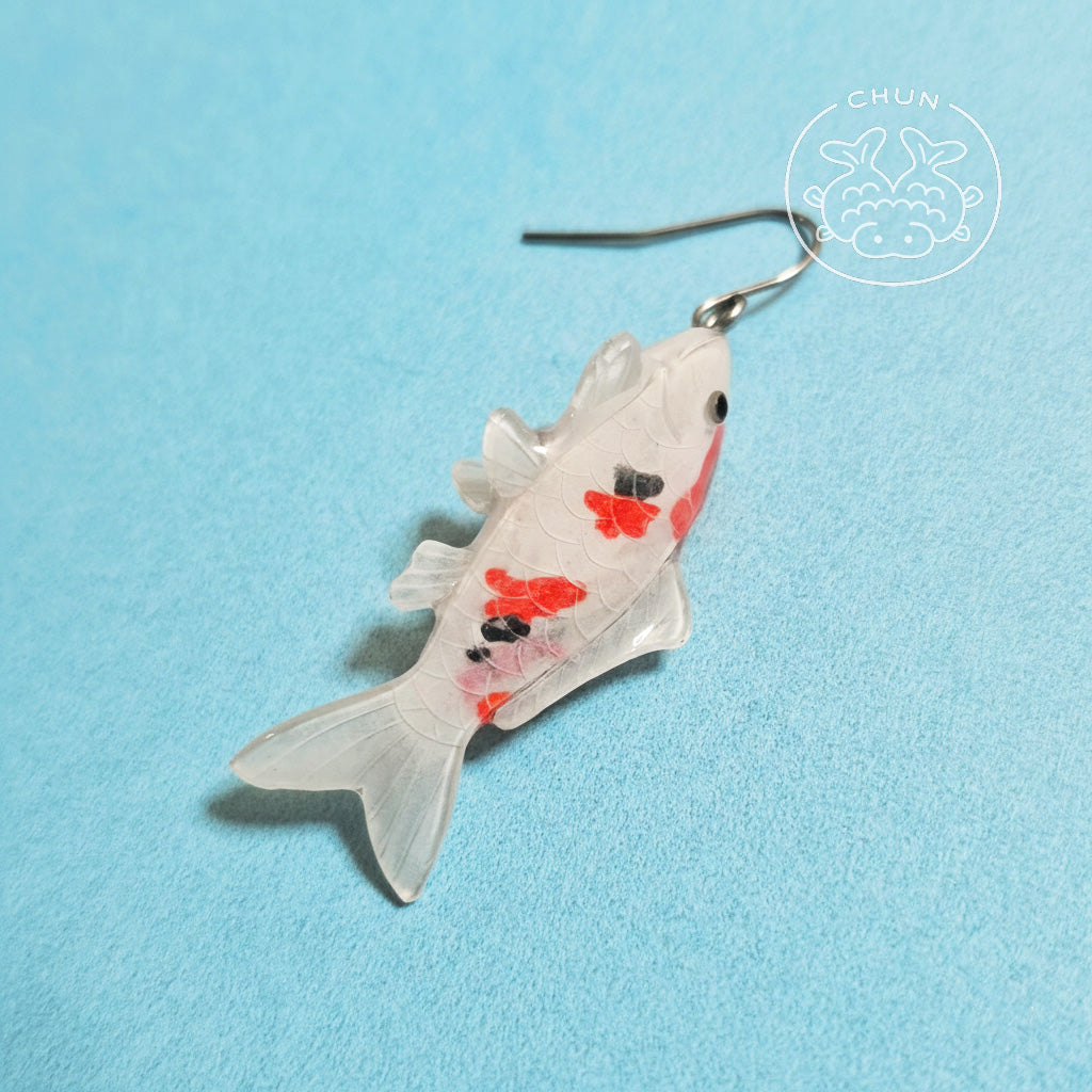 One-of-a-kind Koi Earring - Mars