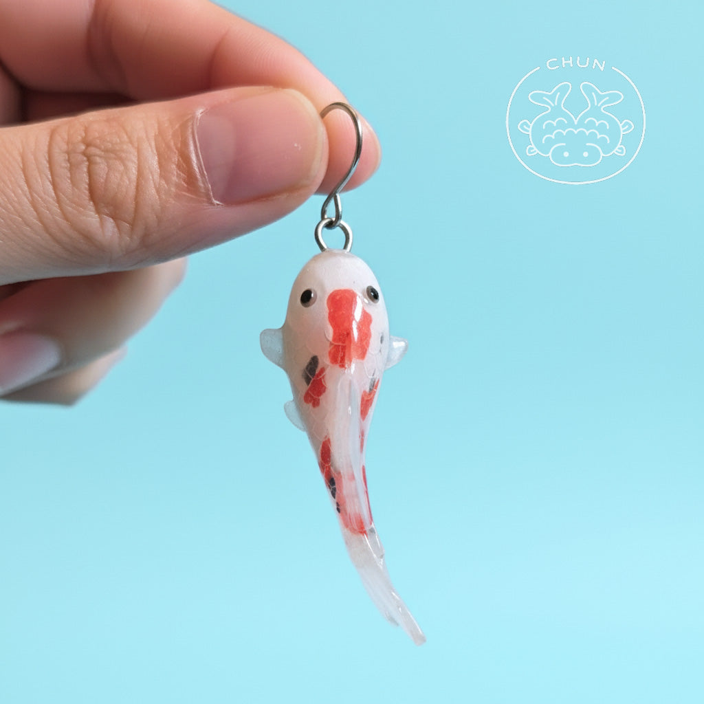 One-of-a-kind Koi Earring - Mars