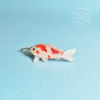 One-of-a-kind Koi Earring - Cherry