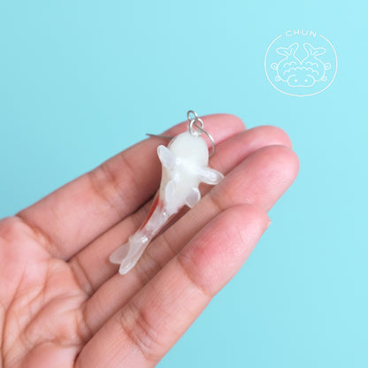 One-of-a-kind Koi Earring - Cherry