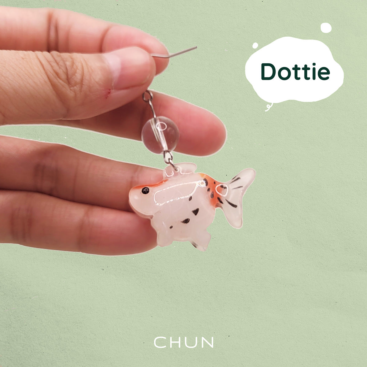Goldfish Single Earring