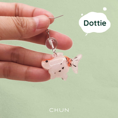 Goldfish Single Earring