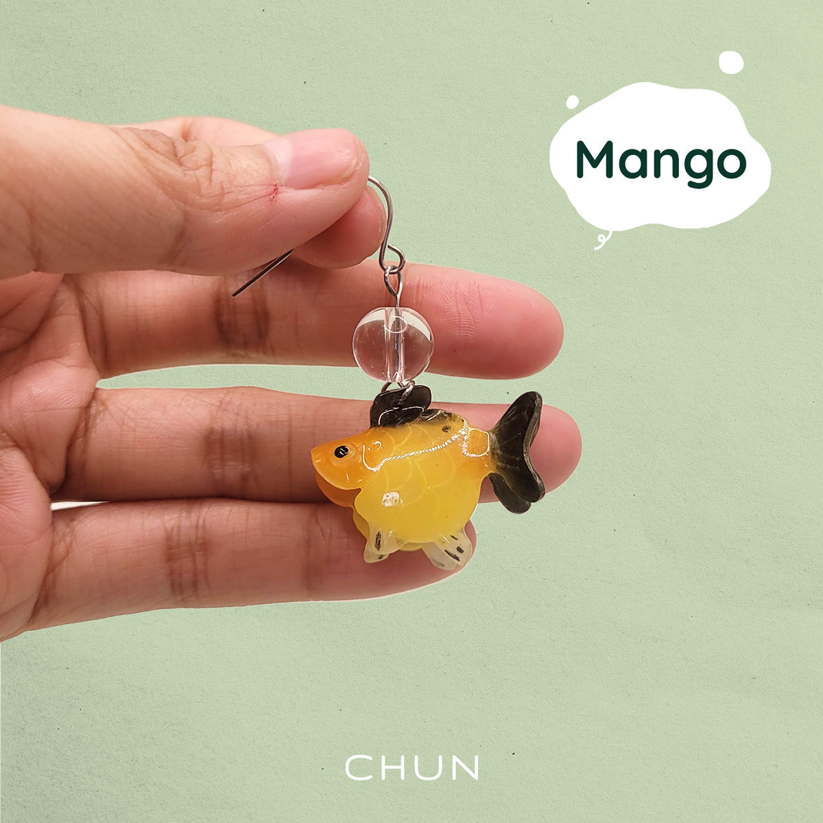 Goldfish Single Earring