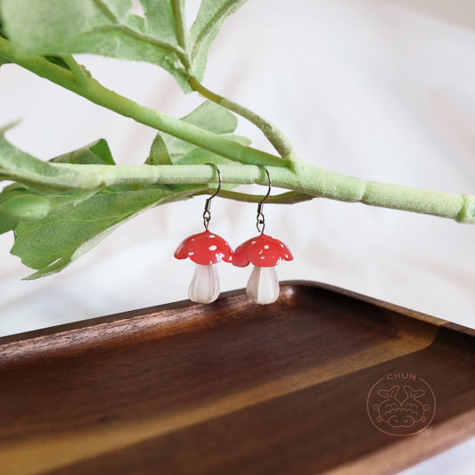 Mushroom Earrings