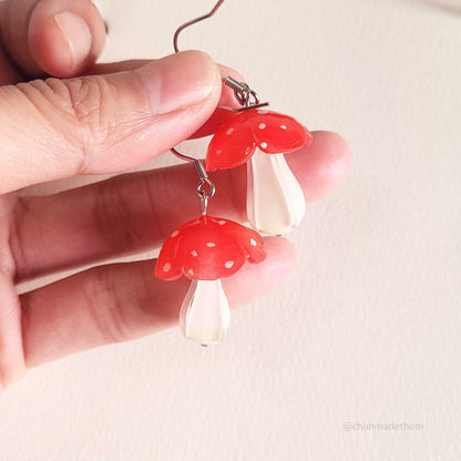 Mushroom Earrings