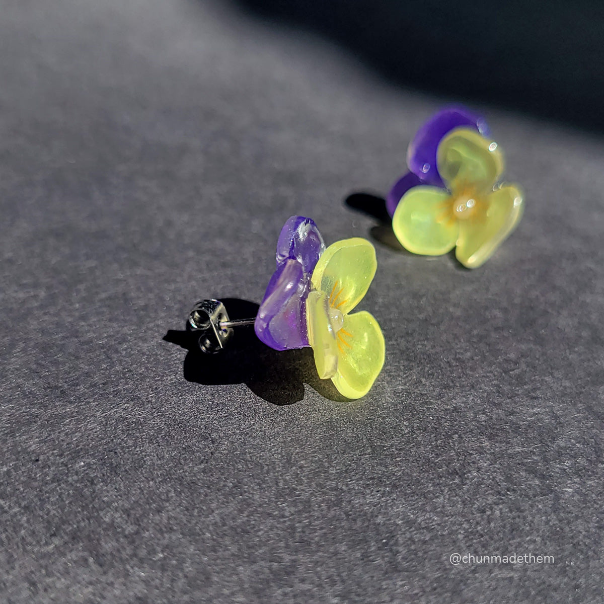 Pansy Earrings