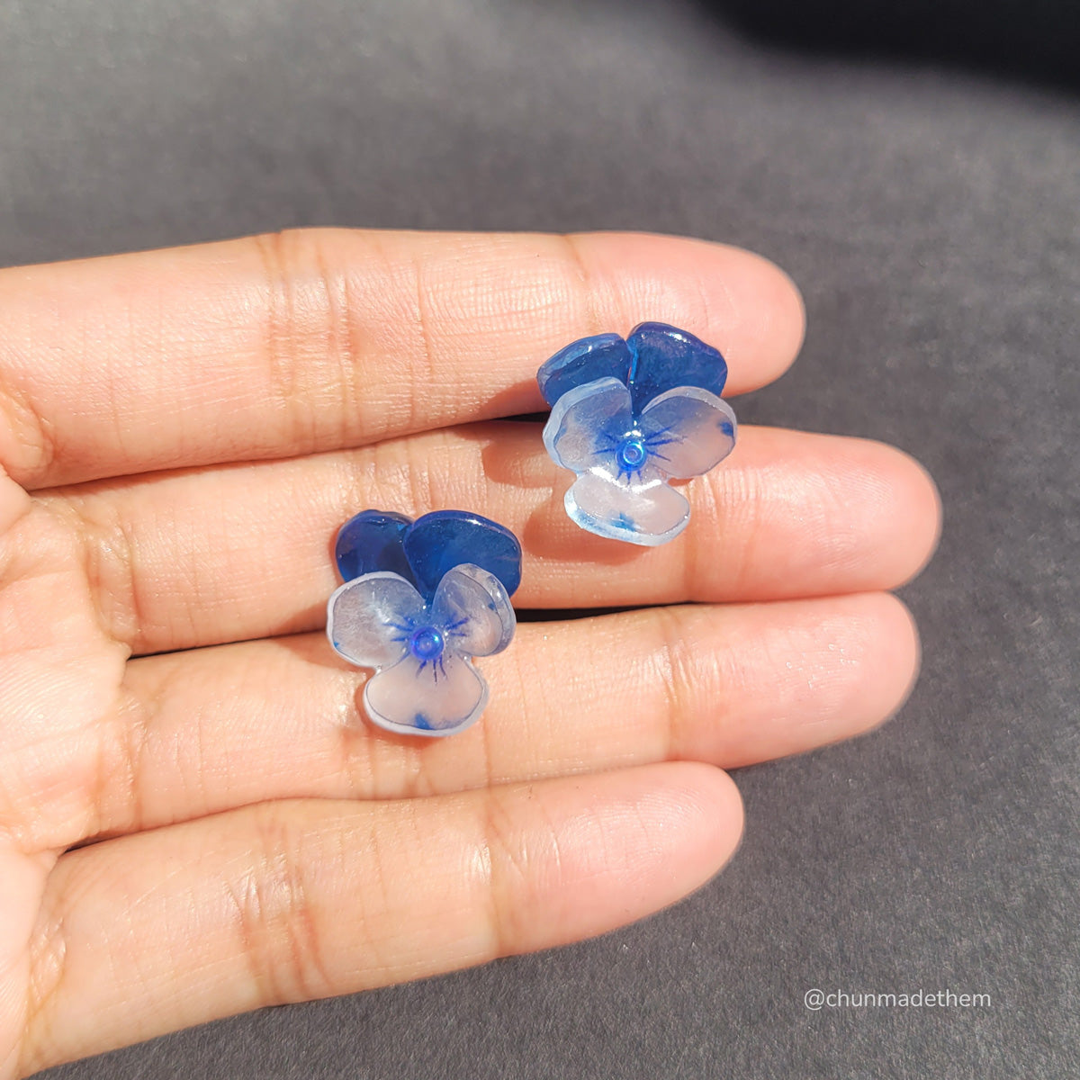 Pansy Earrings