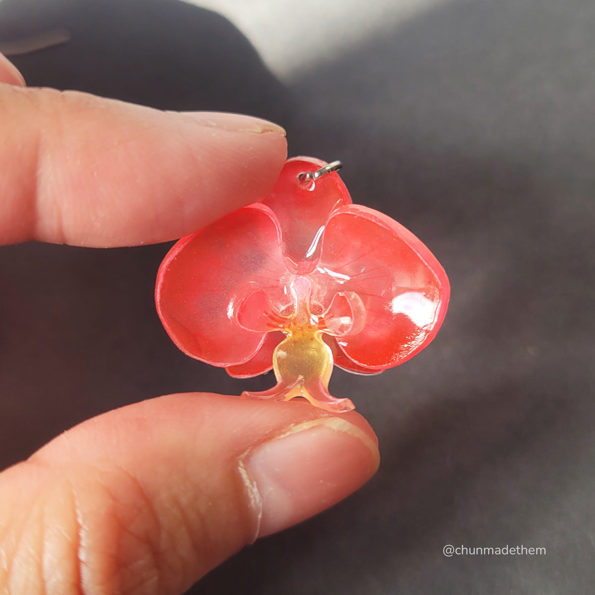 Orchid Flowers Earrings