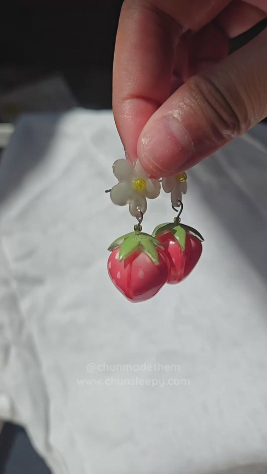 Strawberry Earrings
