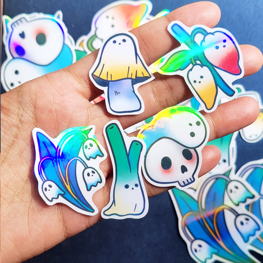 Spooky Vinyl Holographic Sticker Bundle
